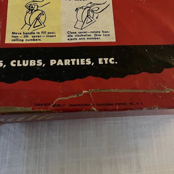 Vintage 1954 Bingo-Matic Board Game by Transogram - Picture 2 of 7